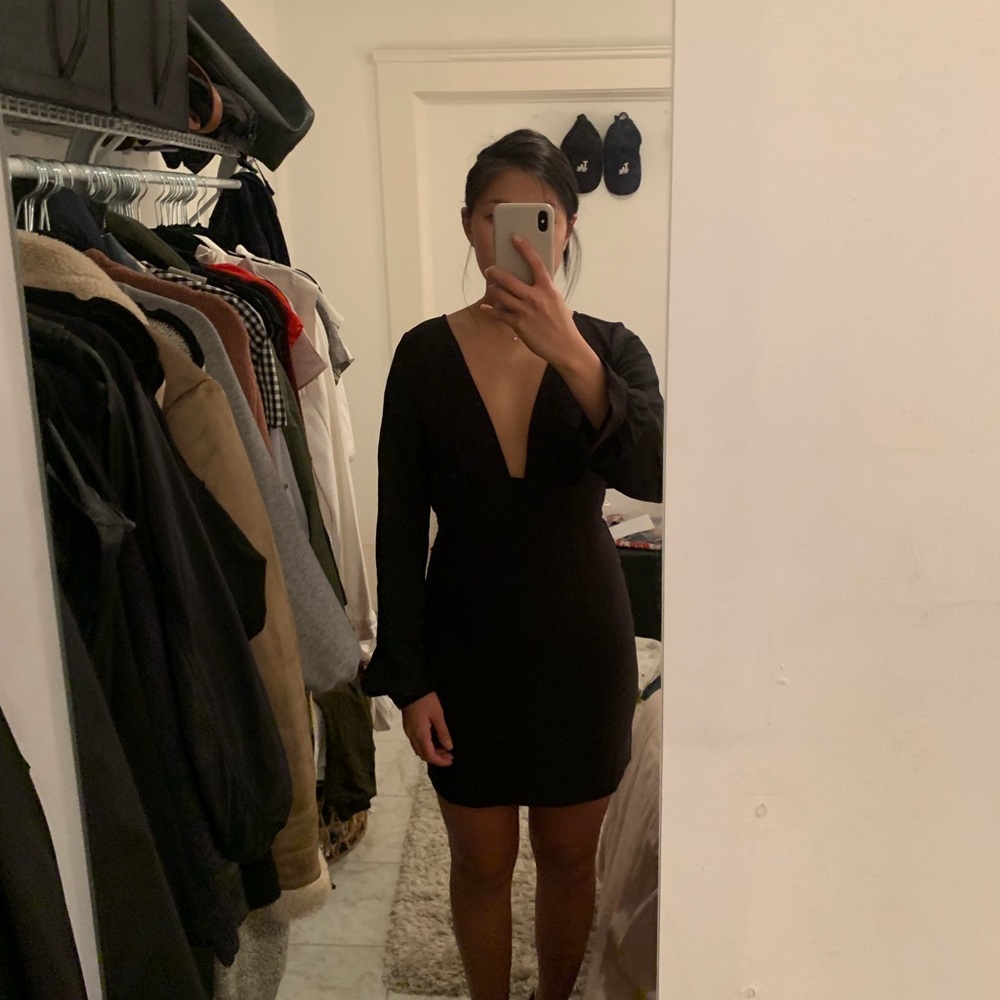 Privacy Please Copeland Mini Dress in Black Sz XS
